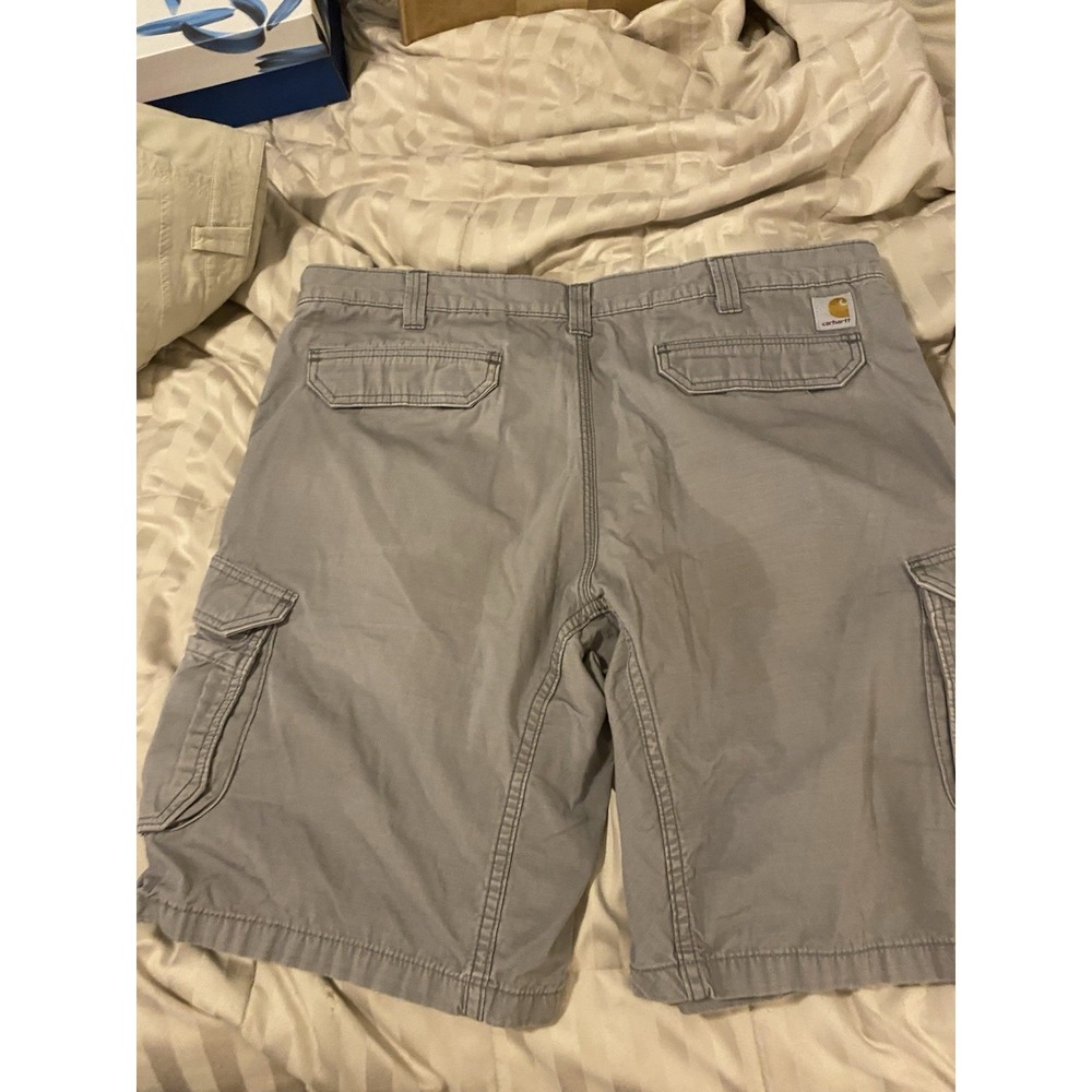 CARHARTT mens grey relaxed fit shorts Size 40, 0220 - Picture 6 of 6